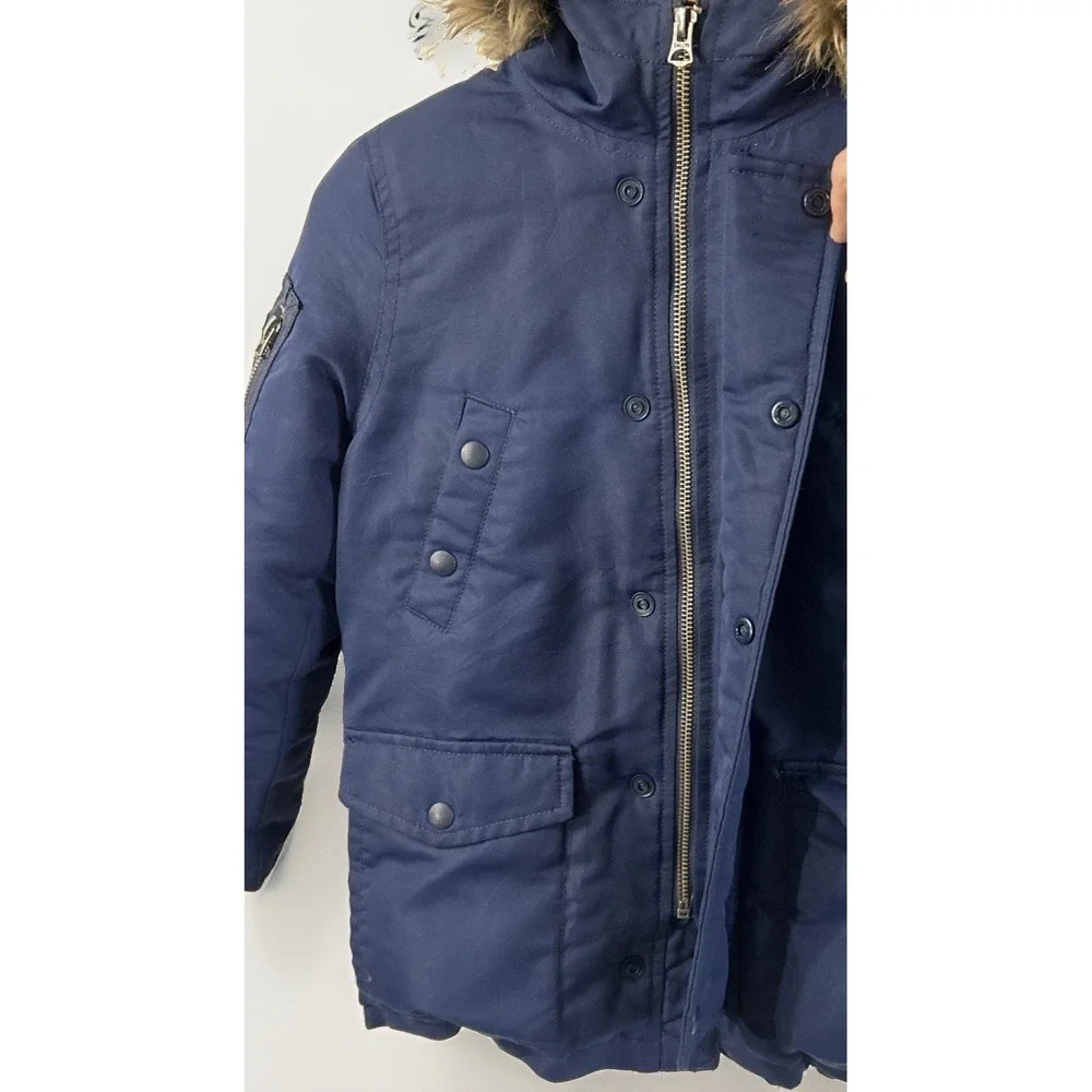 Boys Polo Ralph Lauren Water-Resistant Down Parka Coat Sz 7 Nice